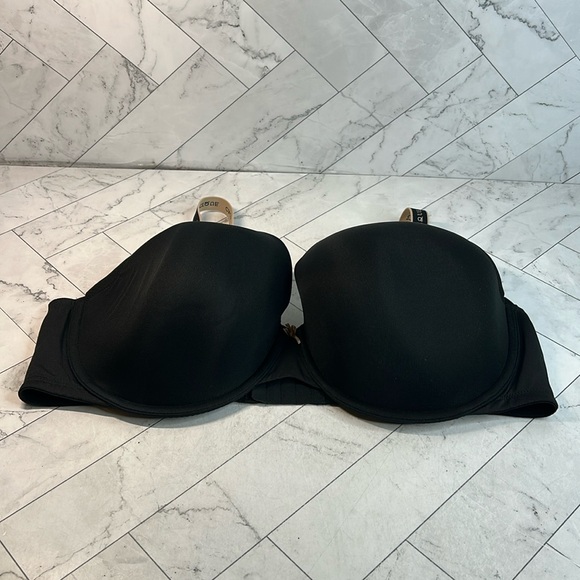 Cacique Other - NWOT Cacique Lane Bryant Womans T-Shirt Bra Black Lightly Lined UNDERWIRE 46DDD